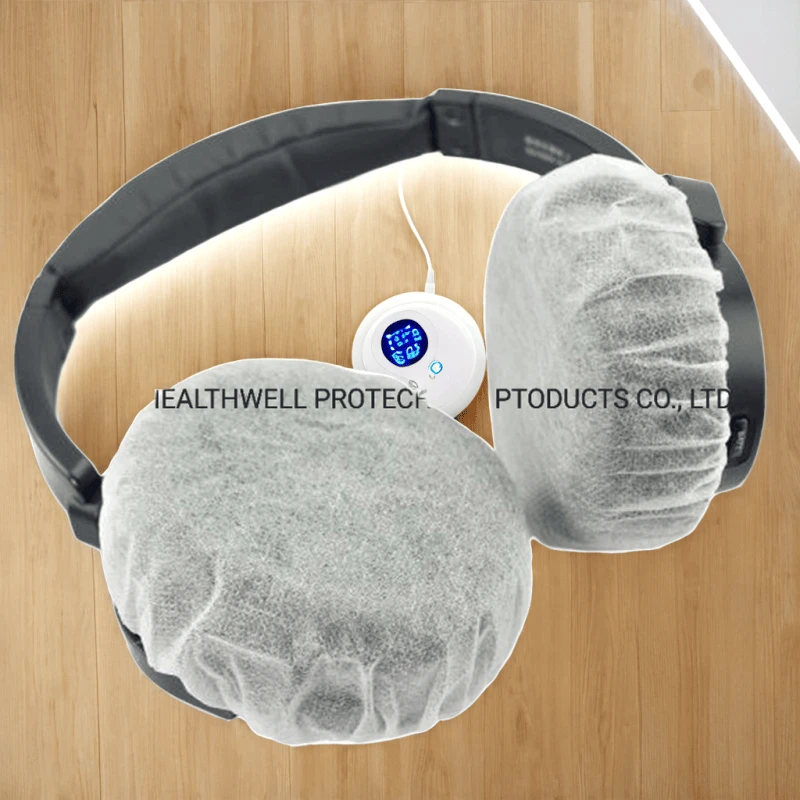 Disposable Non Woven Large Size Sanitary Stretchable MRI Medical Headphone Covers