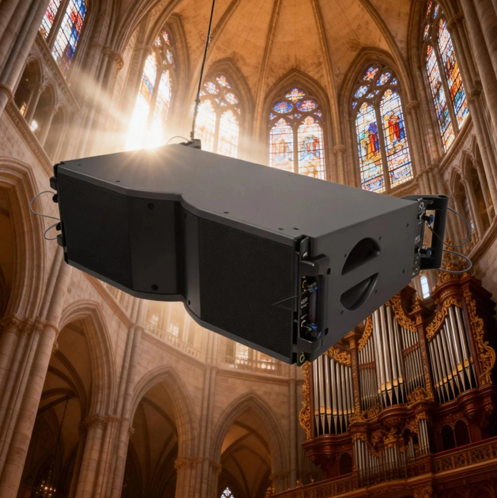 Domc Ka212 12-Inch Professional Active Line Array Audio System Setup