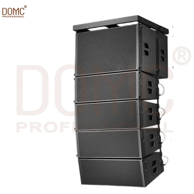 Domc Professional Xr210″ Bi-AMP Passive Speaker 55Hz-20kHz 136db Peak Spl for Stage