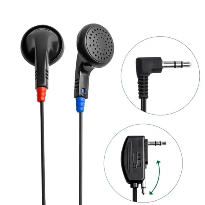 Double 2 Pin Disposable Airline Earphone