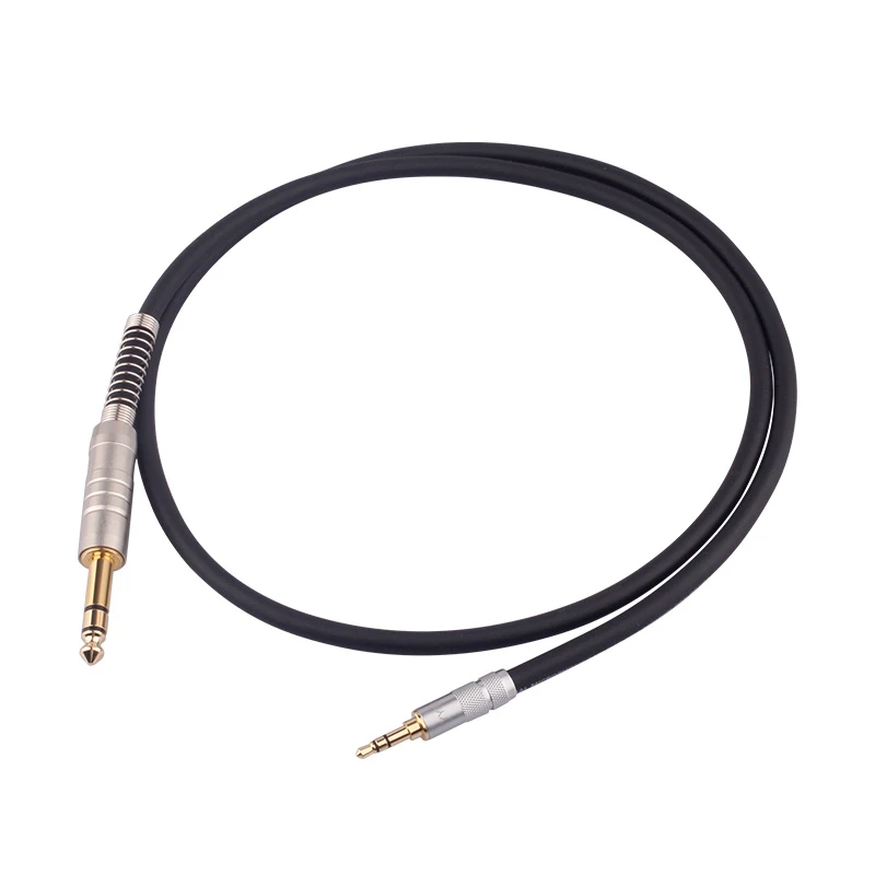 Double-Layer Shielded OFC Core 3.5mm to 6.35mm Audio Cable for Mobile Phone & Professional Mixer Connection