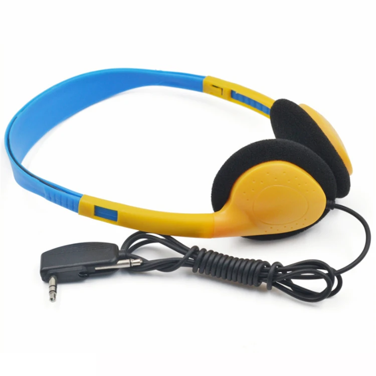Double Pin Foldable Adaptor Earbuds /Cheapest Headphone/2 Pin Earphone/Airline Headset