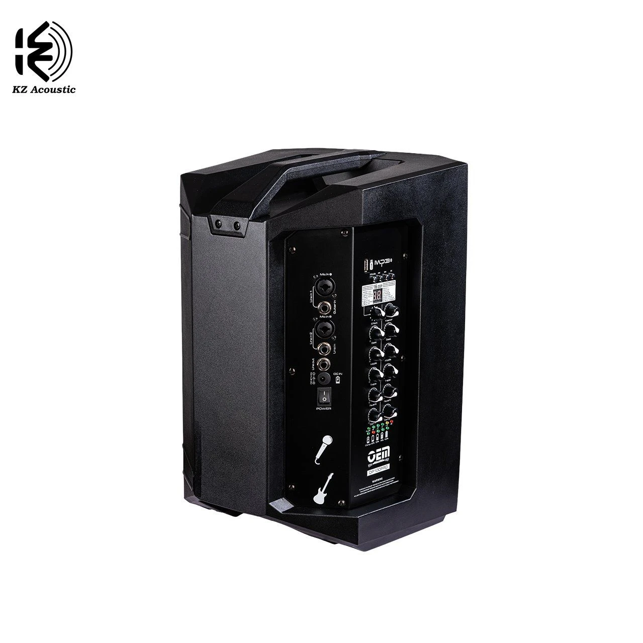 Dp100PRO 8 Inch Plastic Cabinet Powered Battery Speaker