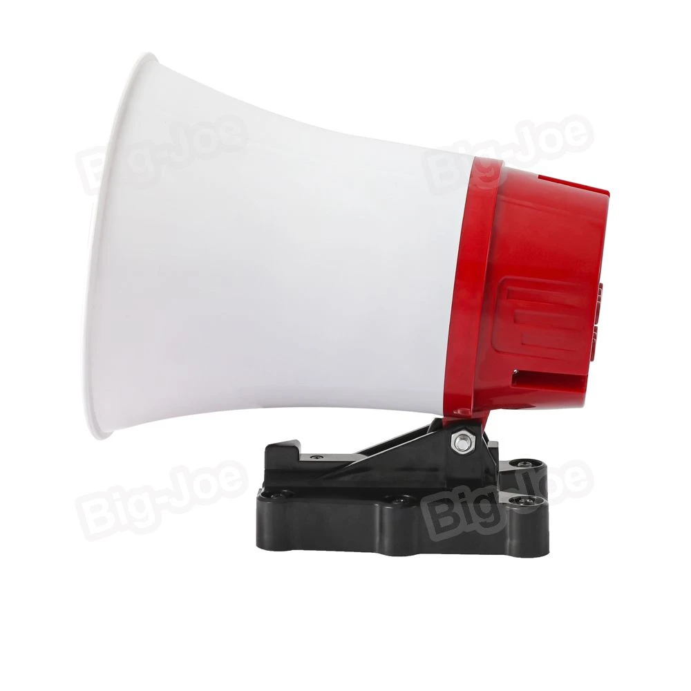 Dq130 15W Bullhorn PA System Loud Speaker Magnet Stick to Roof of Car Portable Megaphone USB/TF/Siren/Recording/ Rechargeable Battery/Charger Multifunction