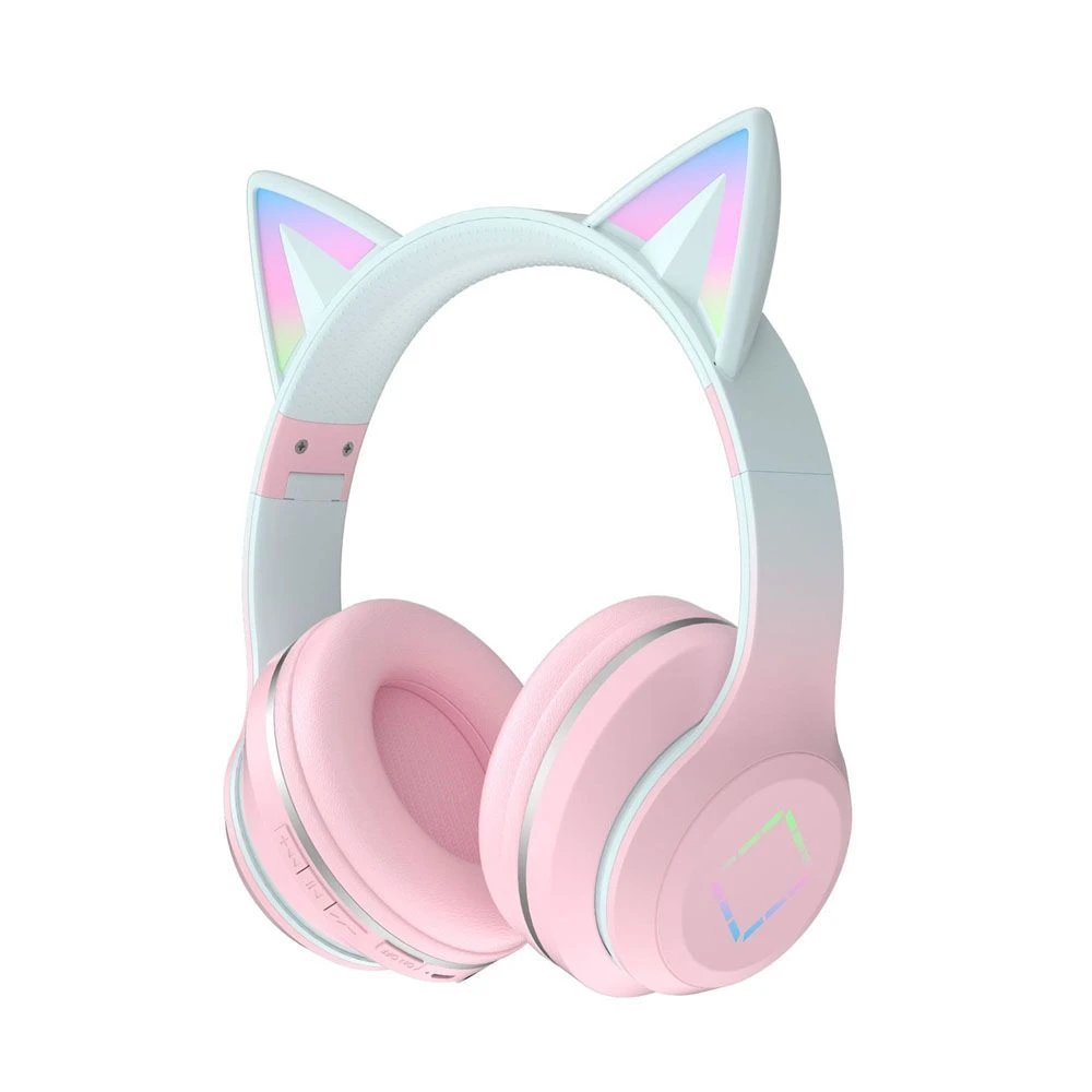Dr57 Cat Ear Headphones Cute Music Wireless Bluetooth Gaming Headset