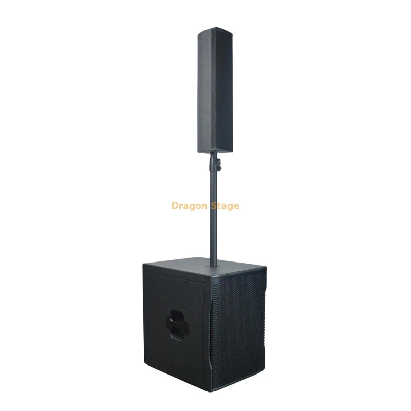 Dragonstage Hm404 Column Speaker System with Hm1500ba Active Subwoofer