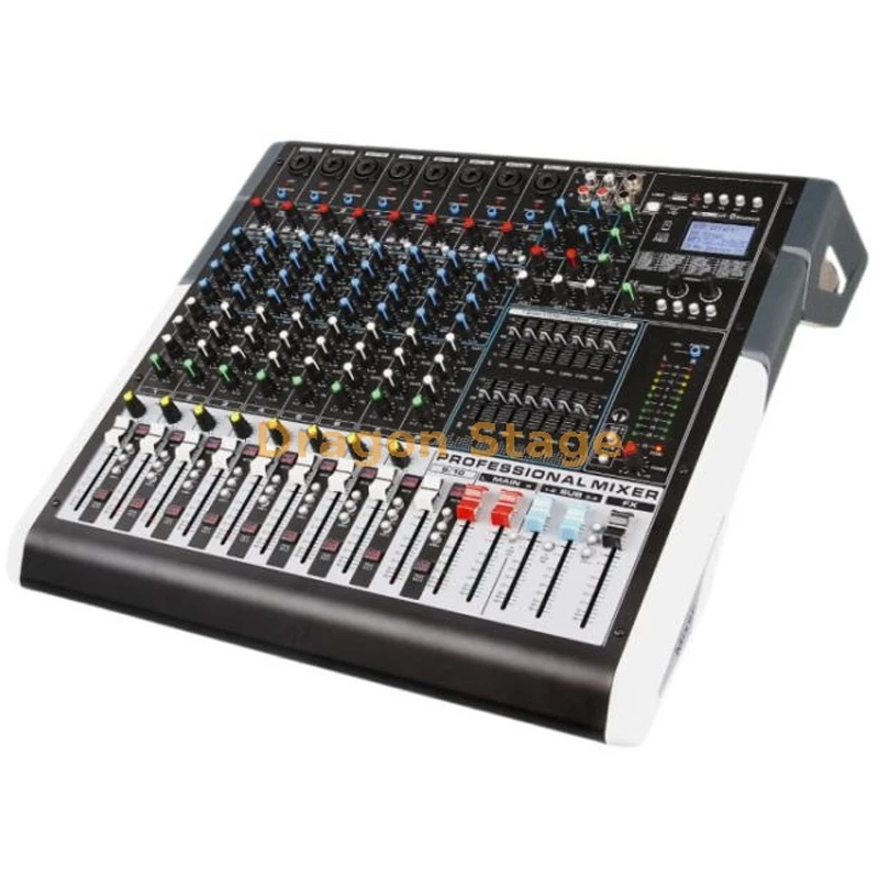 Dragonstage Hts12 12 Channel Professional Audio Mixer with DSP Effects