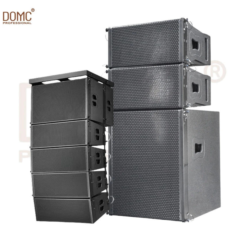 Dual 12-Inch High-Power 2-Way Line Array Speaker Professional Sound System for Concerts, Outdoor Events and Installations