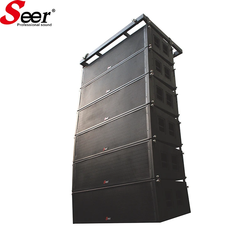 Dual 15 Inch Audio Professional Stage Speaker Active Line Array System