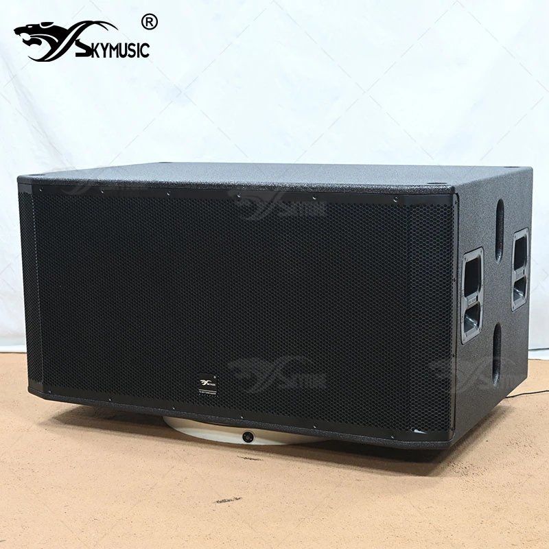 Dual 18 Inch Passive Subwoofer Professional Stage Bass Speaker for Concert
