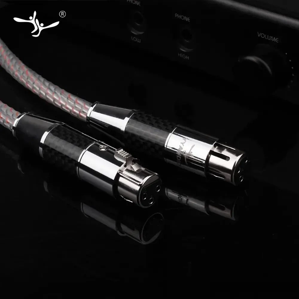 Dual Premiumxlr Cable Male to Female 3pin Microphone Cable Audio XLR 7n Single Crystal Copper Plated with Silver Balanced XLR Cable