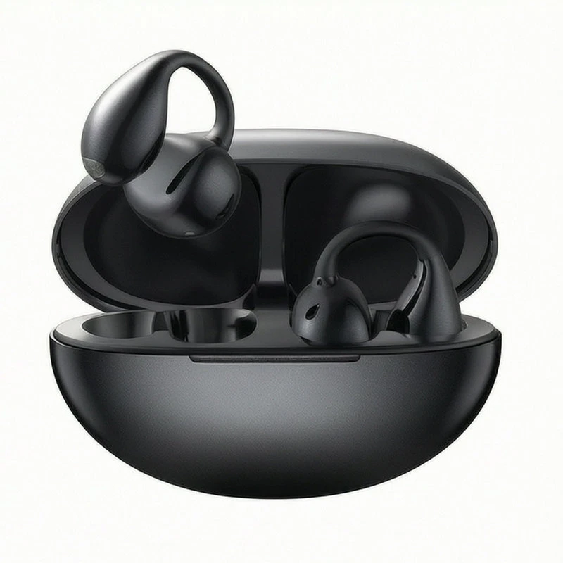 Durable Aluminum Alloy Clip-on Earbuds for All-Day Wear and Sports