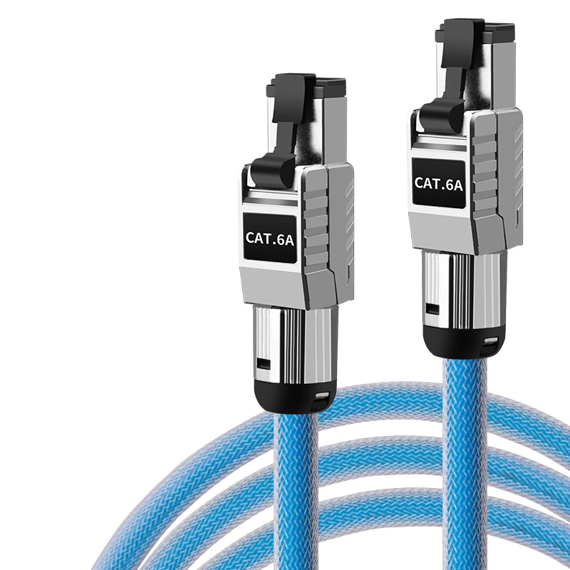 Durable OFC Core CAT.6 Cable with Zinc Alloy Shielding for Home NAS Systems