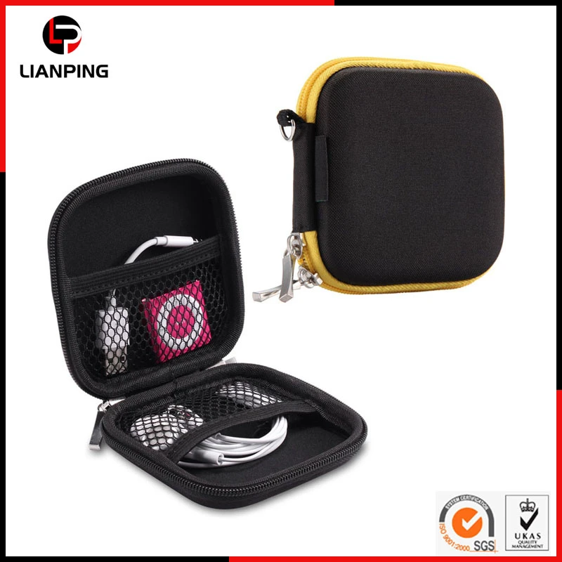 Durable Shockproof Portable Zipper Travel Storage Carrying EVA Earphone Case