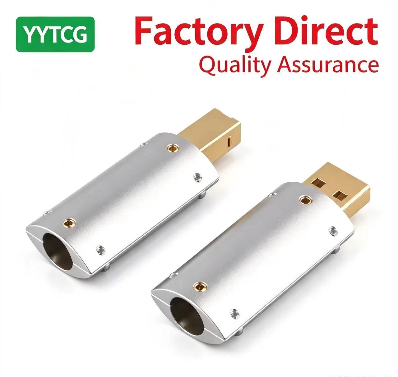 Durable Zinc Alloy Micro USB 2.0 Male to Female Adapter for Audio Video Data Sync and Charging