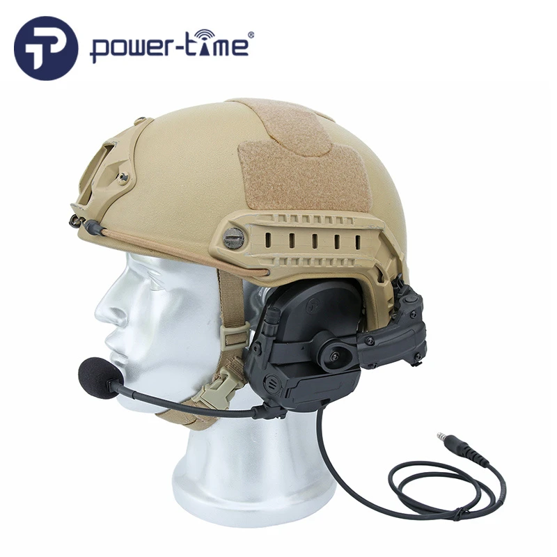 Dynamic Microphone Situation Awareness Headset with AAA / AA Battery