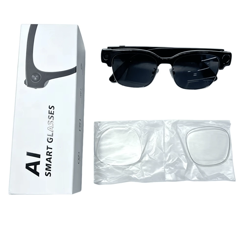 E09b Chatgpt Ai Real-Time Translation Glasses with 8MP Camera
