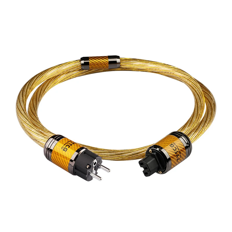 EU Standard Power Cord Cable for Audio CD Player Speaker Valve Amplifier