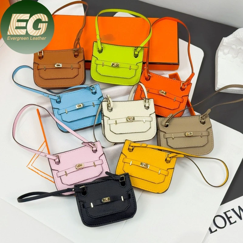 Ea709 Custom Designer Leather Case Luxury Headphone Irregular Bag Shape Pendant Carrying for Airpod Cover Earphone with Cases