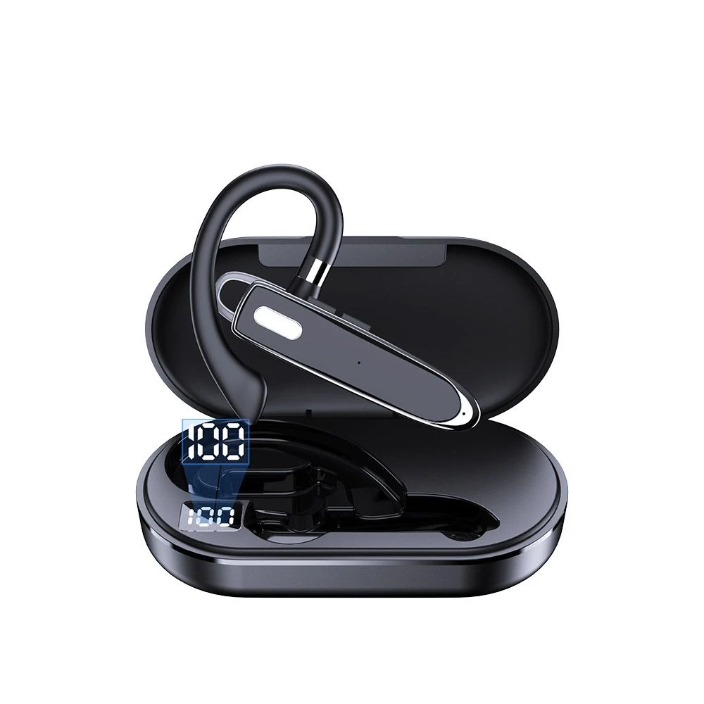 Ear Hook Bluetooth Headphones Single Ear Bluetooth Headset with Mic Bluetooth Two Way Earpiece for Cell Phone