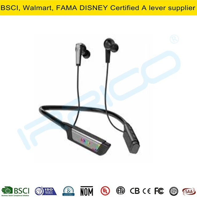 Ear Hook Neckband Sound Stereo Wireless Bluetooth Headphones Sport Bone Conduction