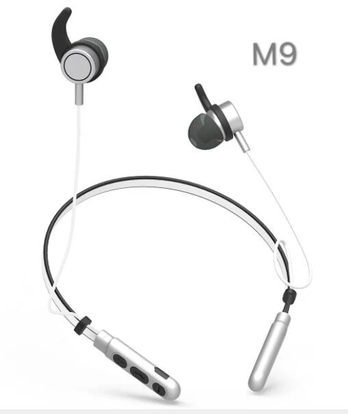 Ear Hook with Neckband Style Wireless Headphone in Ear Bluetooth Headset for Mobile Phone