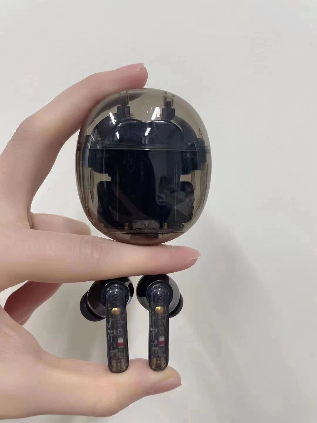 Ear Wireless Earbuds Headphone Noise Canceling Bt 5.2 Stereo Earphone Transparency Mode 4-Mics Anc Enc Call Clear Tws Earphones