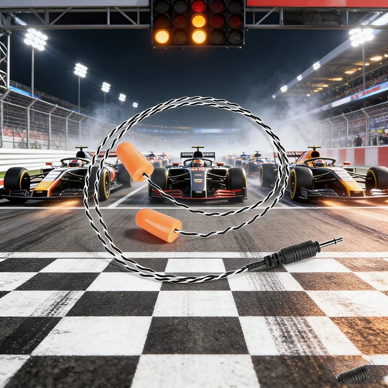 Earbuds Auto Racing Sportsman Foam Noise Reduction Foam Earbuds Ear Mold Mono Racing Speakers