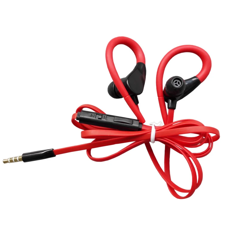 Earbuds with Microphone 3.5mm Pin Headset for Sports Ear Hook Earphones Wired Headset