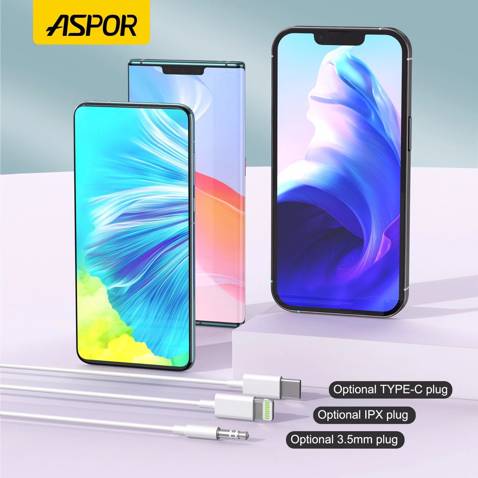 Earphone TPE+ Plastic Material Answer and End Calls Earphone Lightning Can Connect Bluetooth