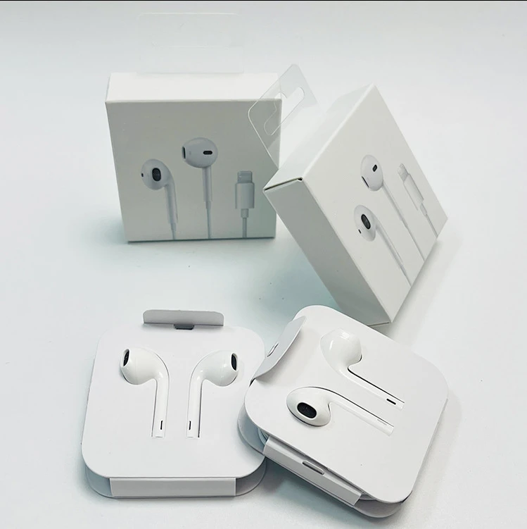 Earpods with Lightning Connector Mobile Phone Accessories Wired Earpods for L Phone 11 12 13 14 PRO Max Lightning