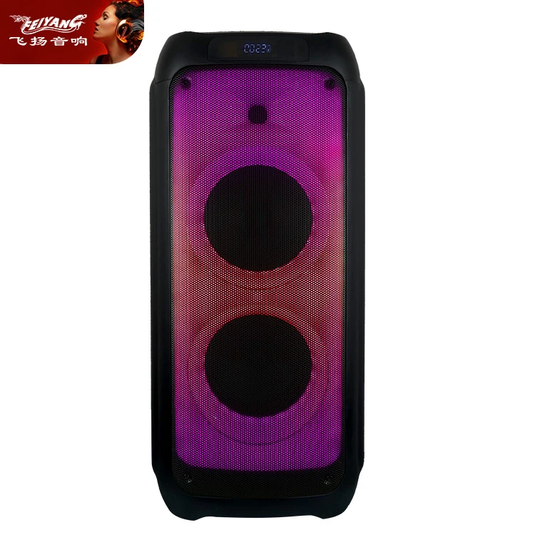 Echo Bt Audio Big Power Party Wireless Dual 8 Inch Outdoor Active Speakers