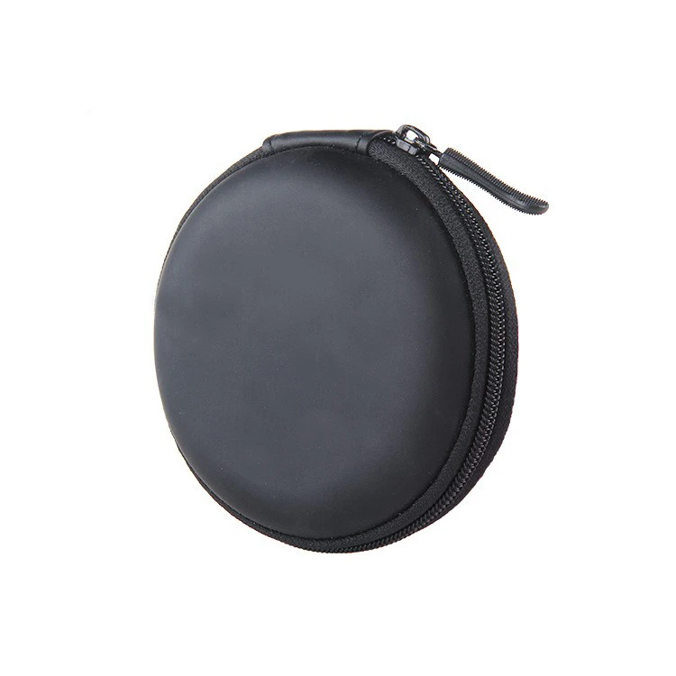 Eco-Friendly Black Waterproof Portable Earphone Storage OEM Hard Shell Headset Accessories Case EVA Box Case