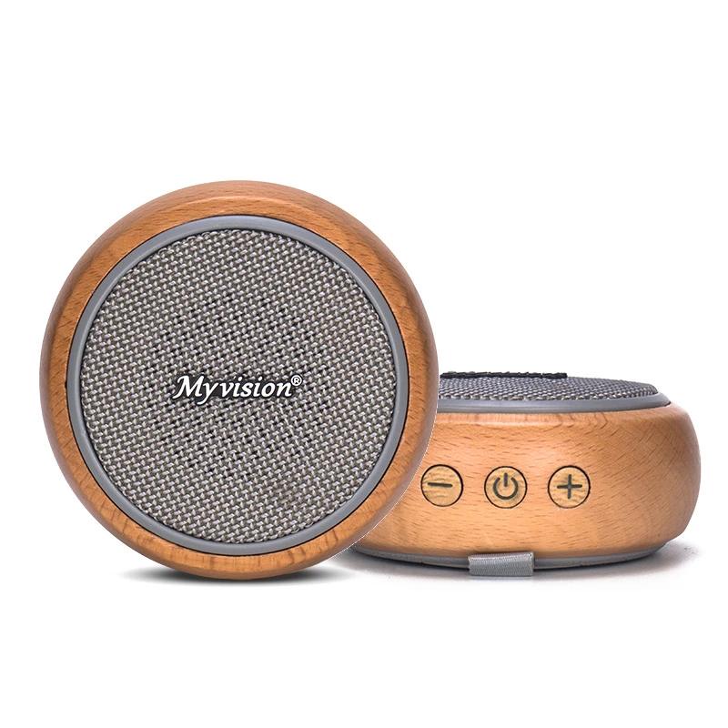 Eco-Friendly Wooden New Bluetooth Speaker 650mAh Battery Powerful 5W Mini Wireless Speaker