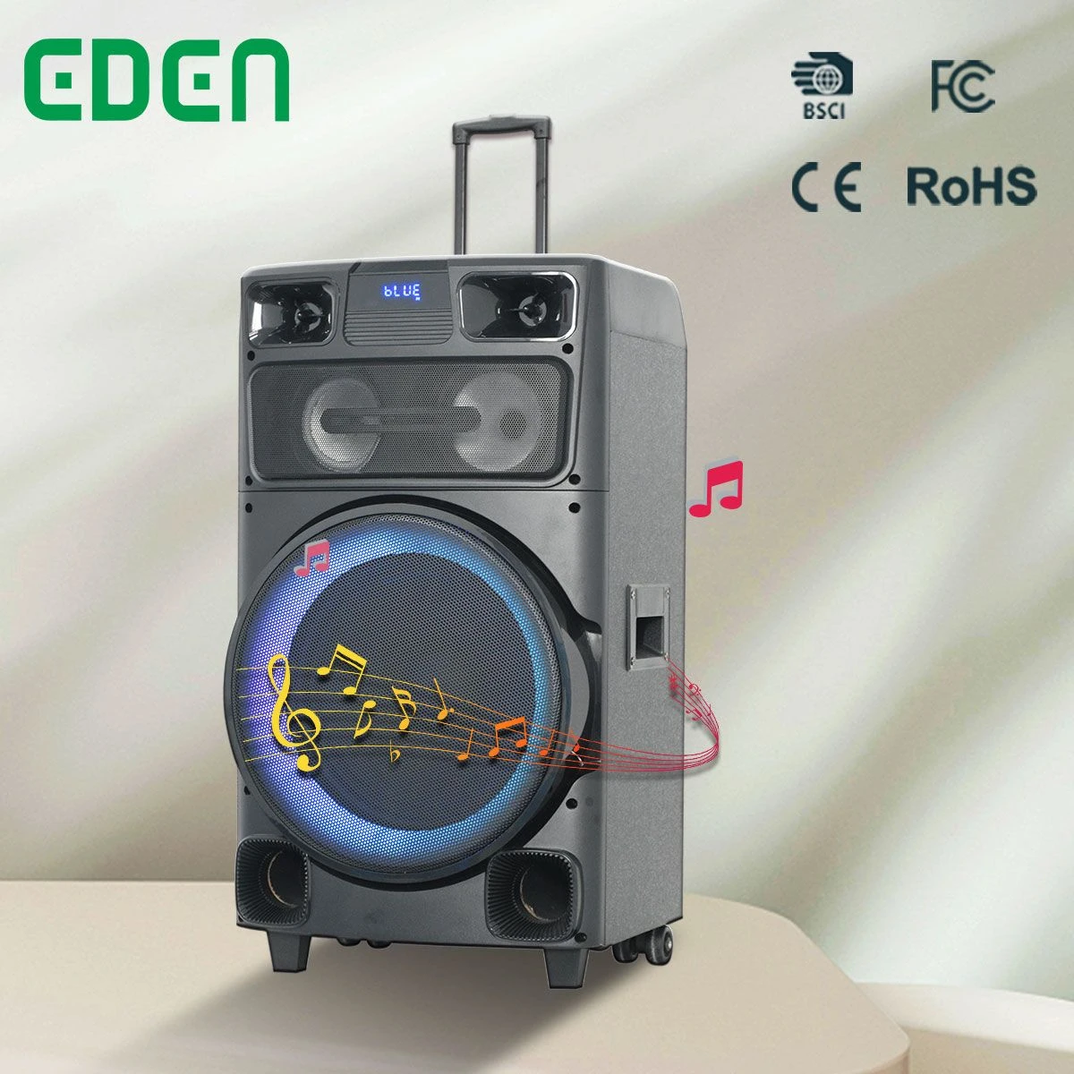 Eden Altavoz Bluetooth Powerful Professional Audio Speaker 5.1 Speaker System 1000W Powered Speaker