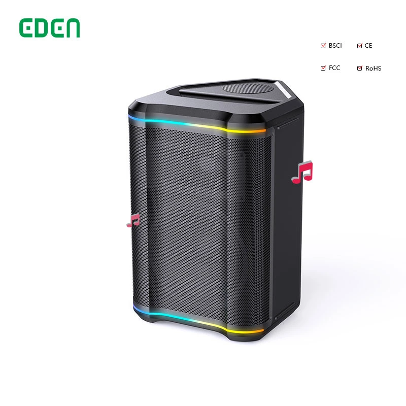 Eden New Speaker Bluetooth Stereo PRO Loudspeaker Multimedia Speaker with Battery Active Subwoofer PA System Speaker