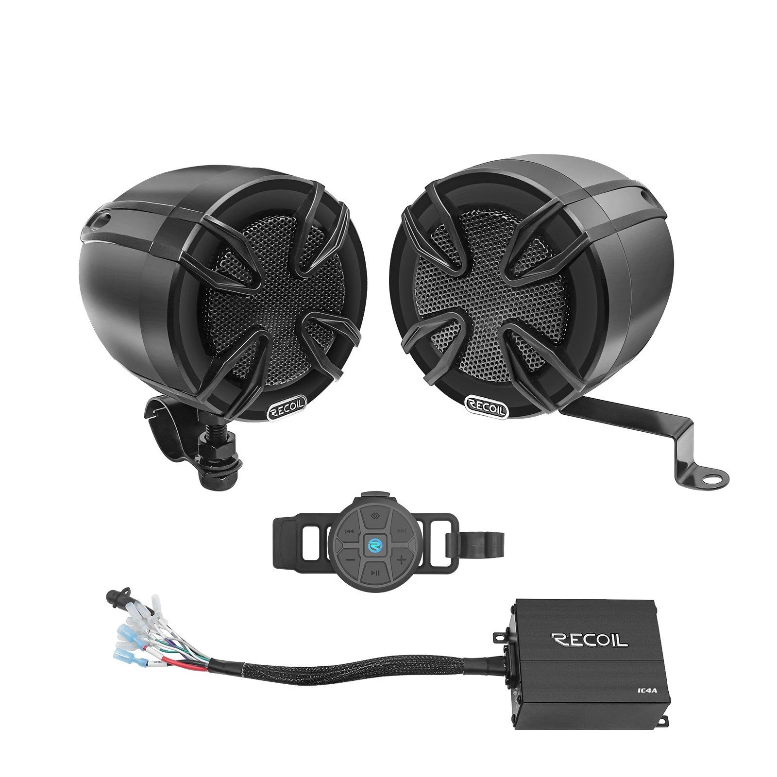Edge R3-P Complete Pair Bluetooth Speakers System, Super Loud 3” Speakers, 360 Watts Class-D Amplifier with Built-in Bluetooth