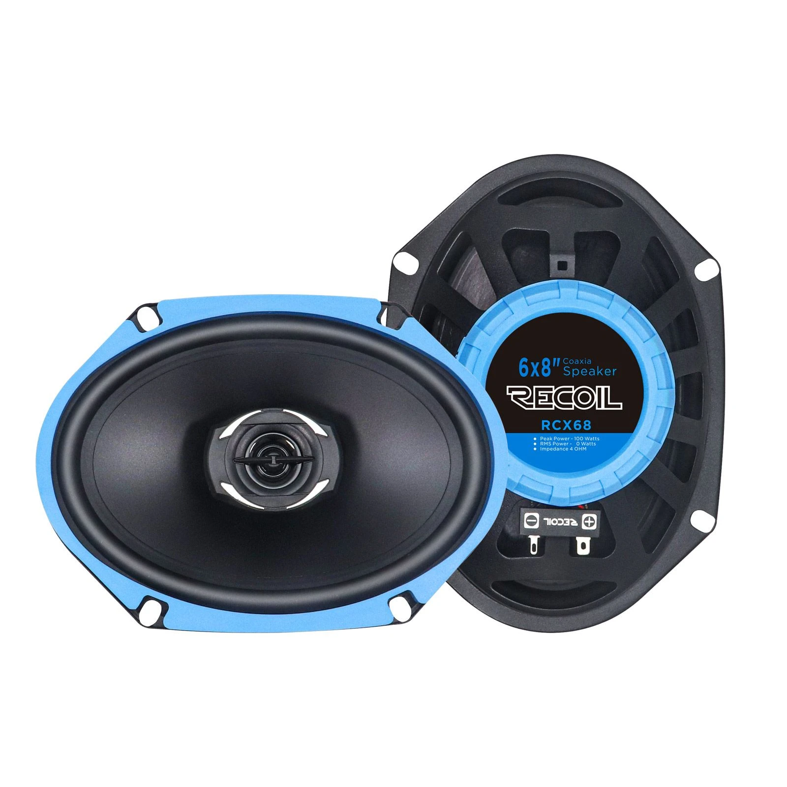 Edge Rcx68 Echo Series 6X8-Inch Car Audio Coaxial Speaker System