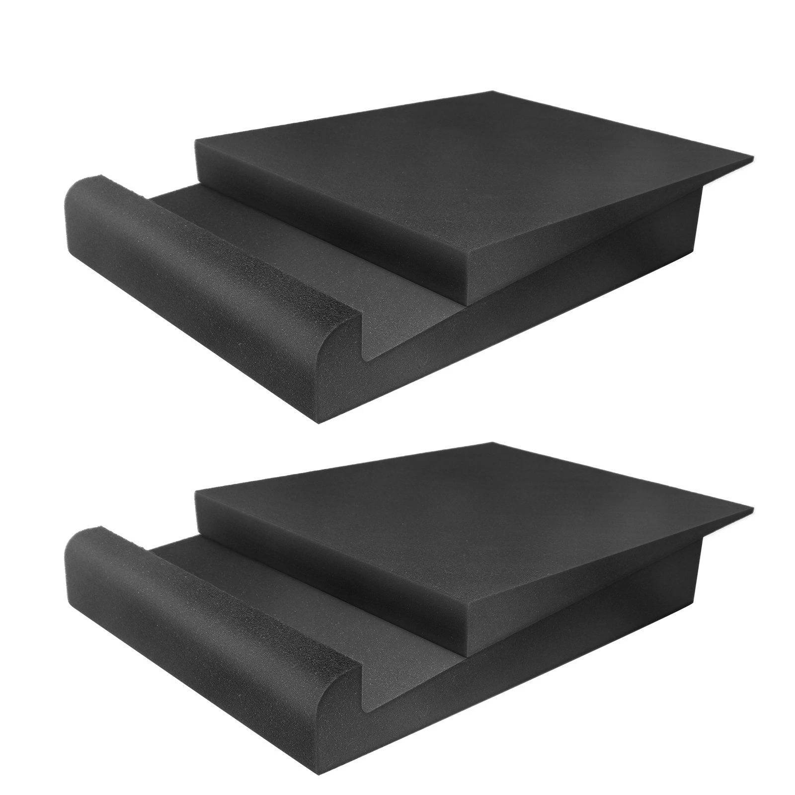 Edge SMP Studio Monitor Sound Isolation Foam Pads, Pair of Two High-Density Acoustic Pad, Selectable Speaker Angle Mounting, Eliminates Audio Vibrations