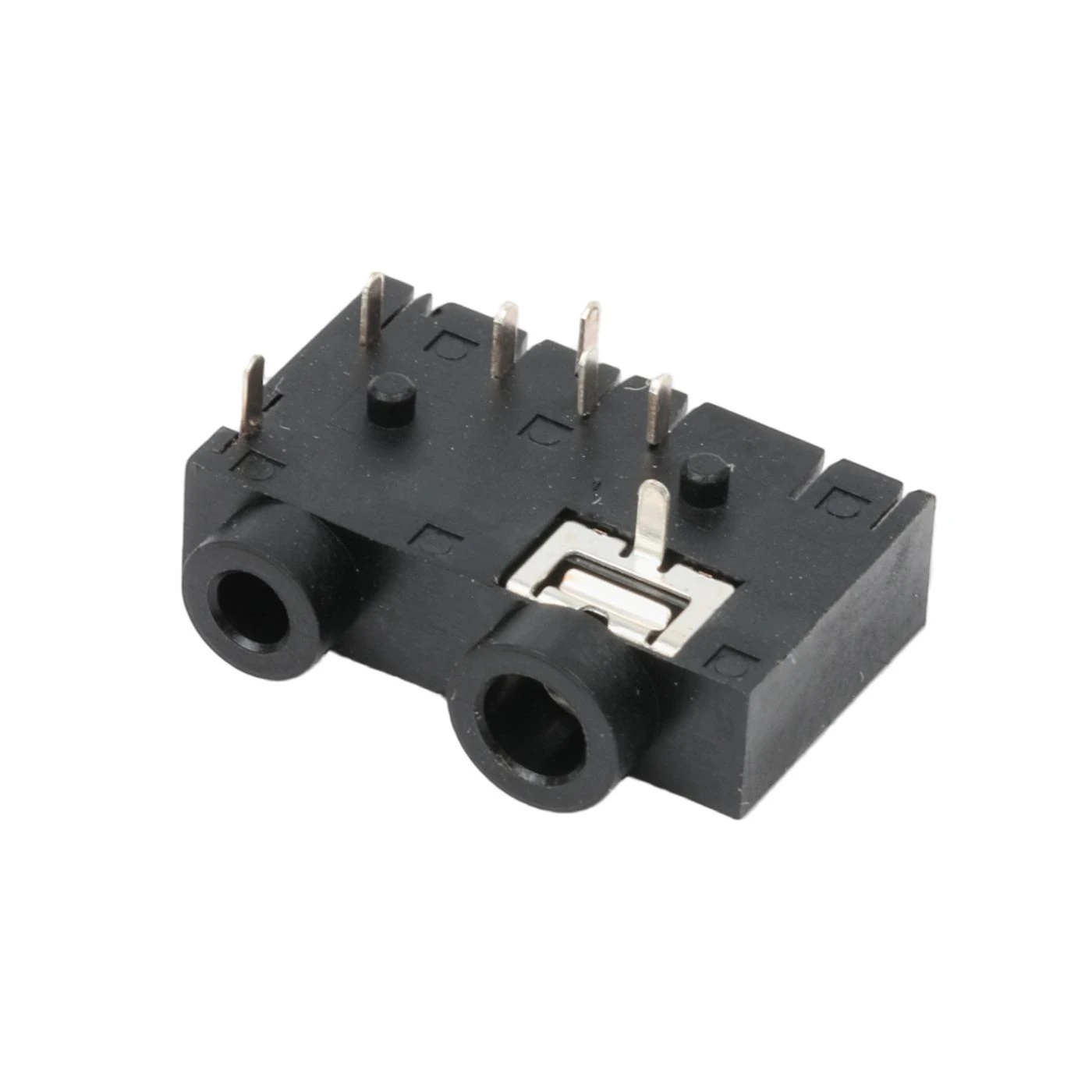 Electrical Connector Audio Jack 1A Current PA66 Housing for PCB Mount