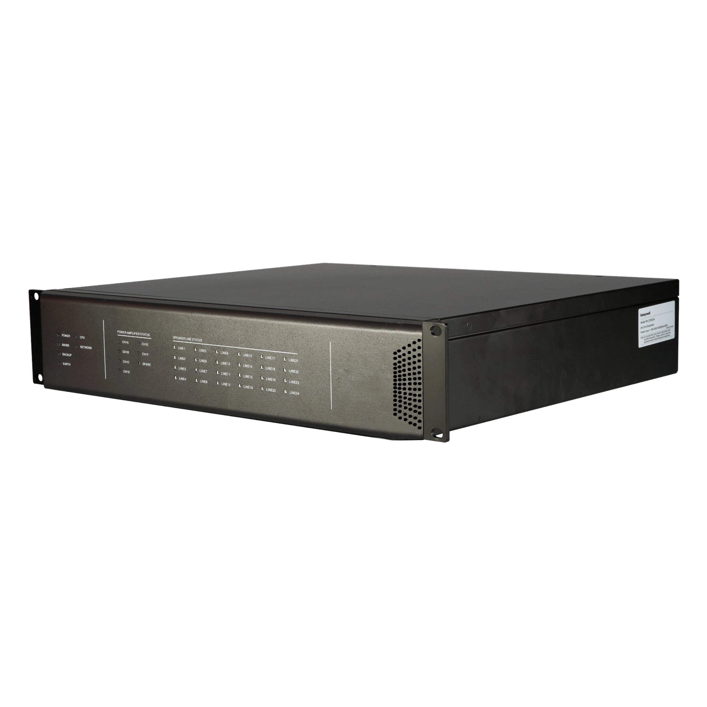 En54 Certified Public Address Zone Extension Device PA System 24 Zone Expander to Expand The Number of Loudspeaker Lines and Interfaces