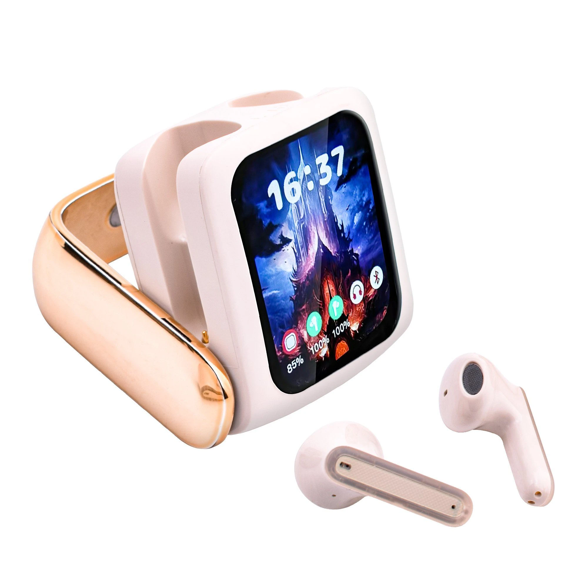 Enc Noise Reduction Earphones with Touch Display