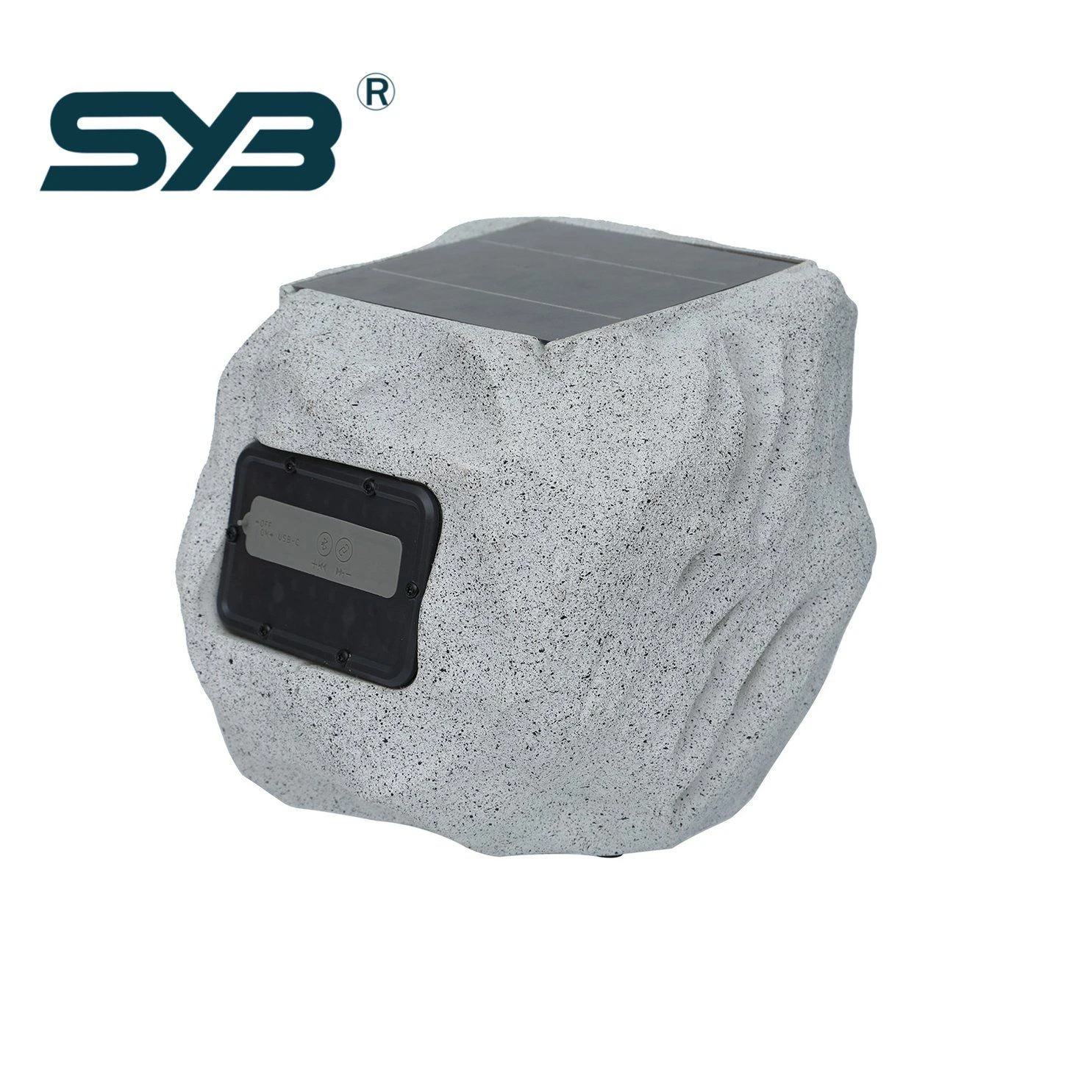 Energy Efficient 10W Glowing Outdoor Rock Speaker for Garden Decoration