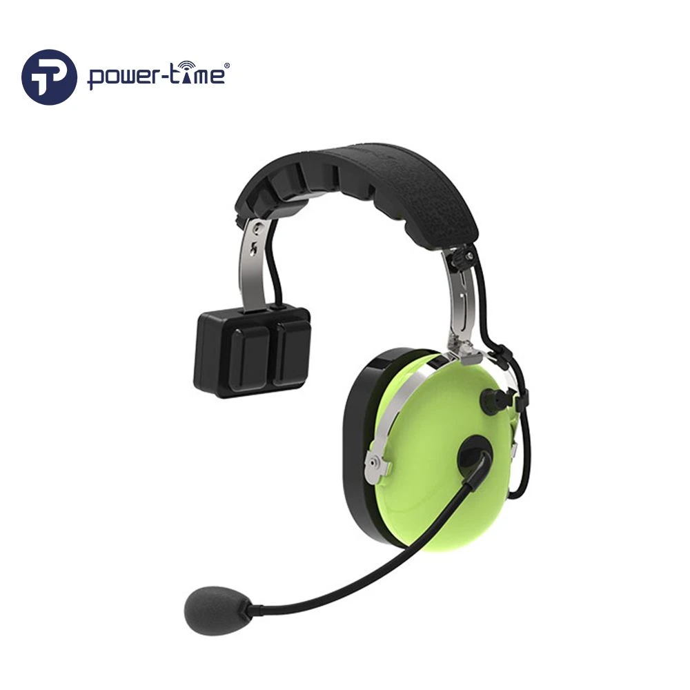Ergonomic AG-6 Aviation Headset with Rotatable Boom Mic and Comfort Fit Design