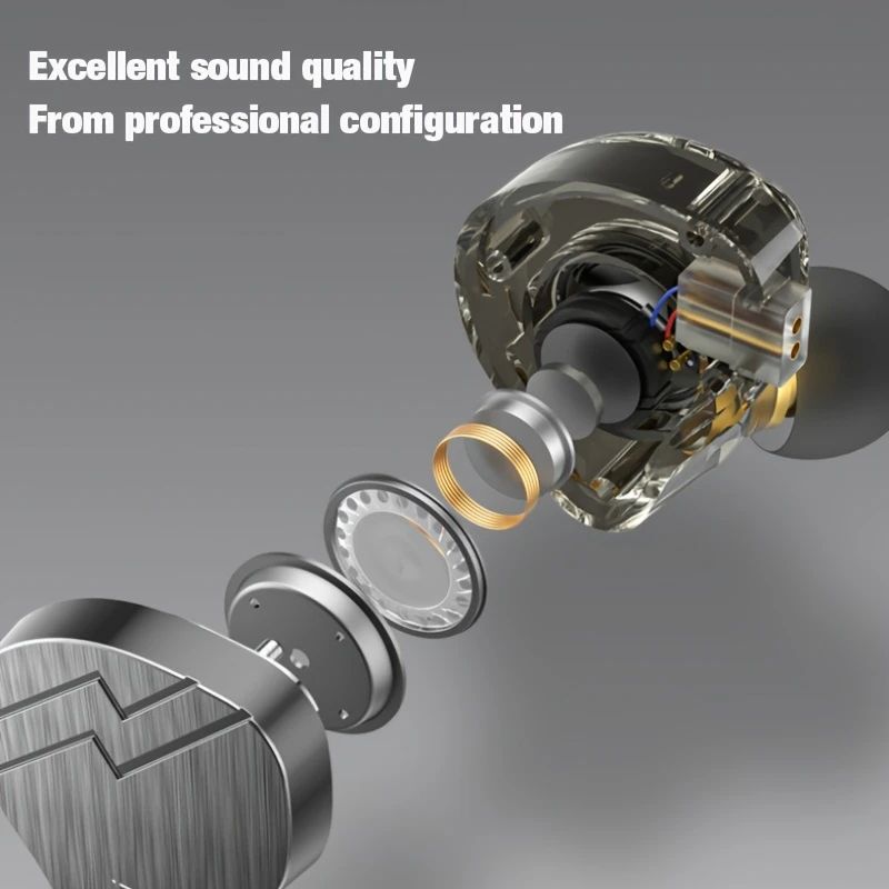 Ergonomic Headphone Wrap-Ear Comfortable Wearing