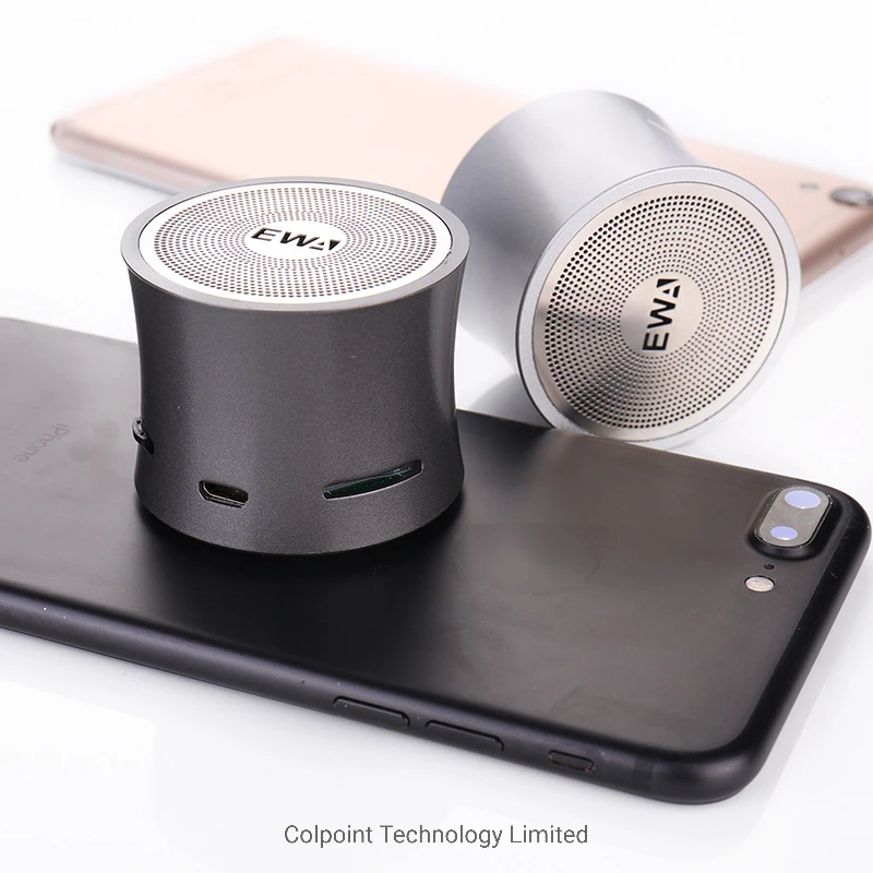 Ewa A104 Bluetooth MP3 Player Metallic USB Input Stereo Multimedia Speaker
