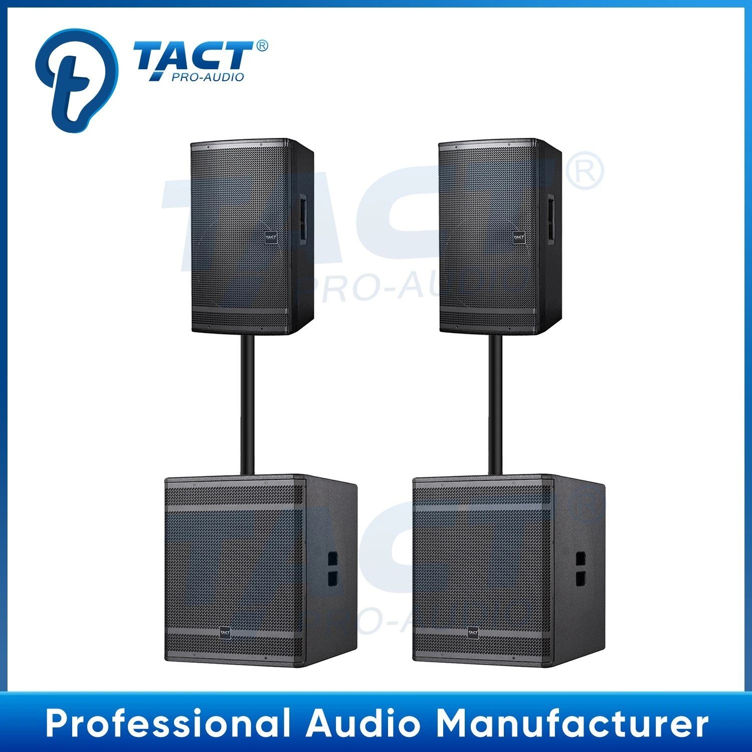 Ex10 Tact PRO PA Speaker System for Conference Hall Using