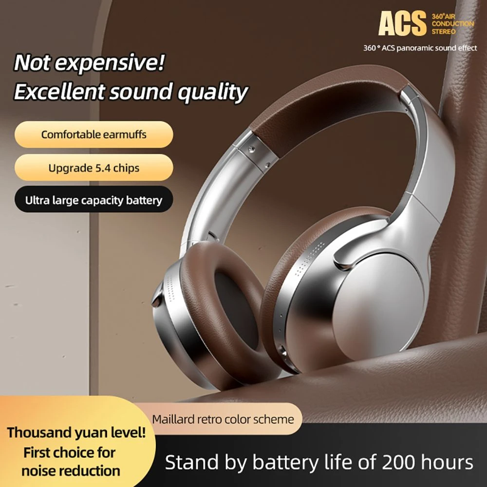 Excellent Sound Quality Wireless Bluetooth Headsets Long Battery Life Time Music Play OEM Portable Headsets