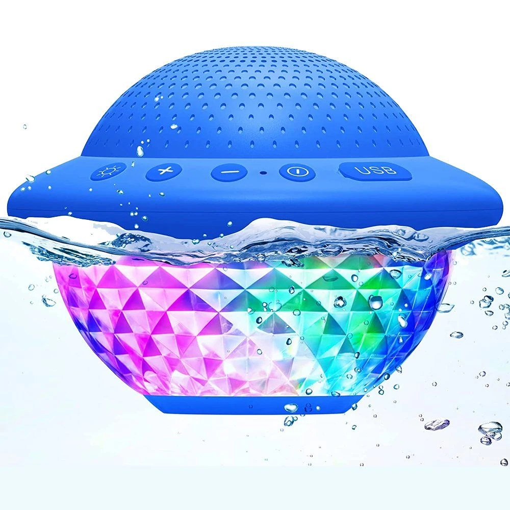 F21 Portable Floating Speaker with 360° Sound and LED Modes, Wireless RGB LED Speaker with Immersive Sound Experience