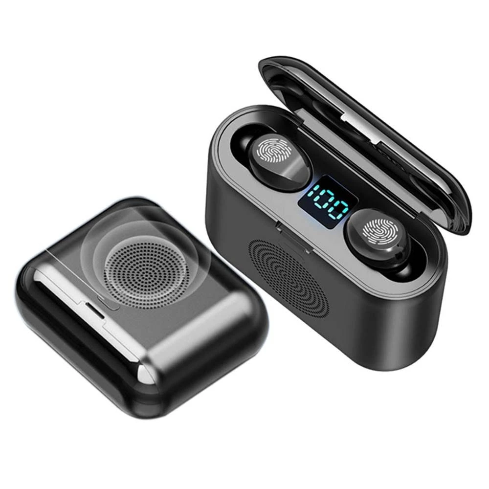 F9-S Tws Mini 5.0 Wireless Earbuds with Speaker Bluetooth Earphone